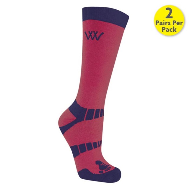 Woof Wear Short Bamboo Waffle Socks (Shiraz)