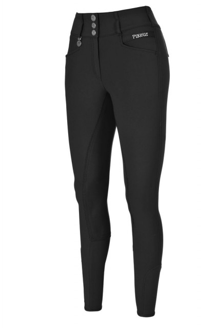 Pikeur Ladies Winter Candela Softshell McCrown Full Seat Breeches (Black)