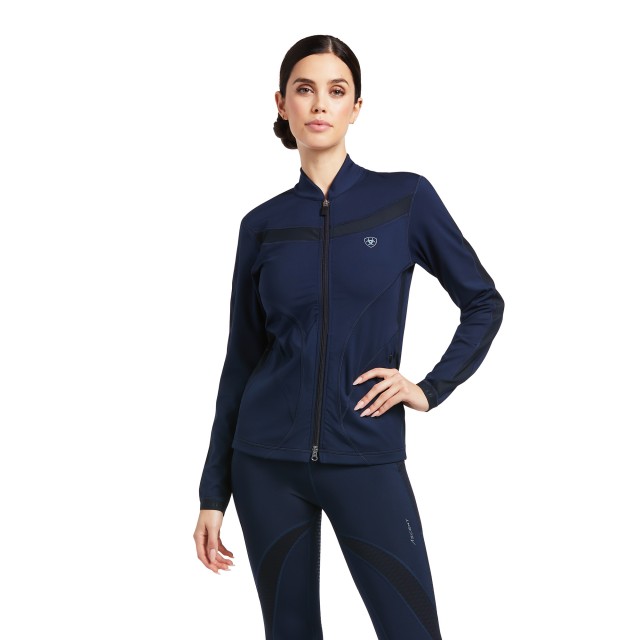 *Clearance* Ariat Women's Ascent Full Zip Sweatshirt (Navy)