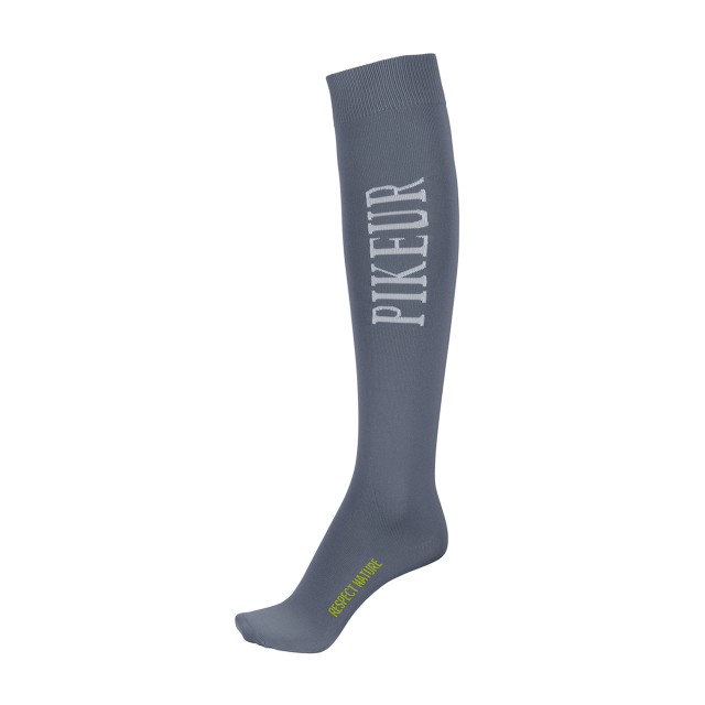 Pikeur Ladies Logo Long Socks  (Blueberry/Grey)