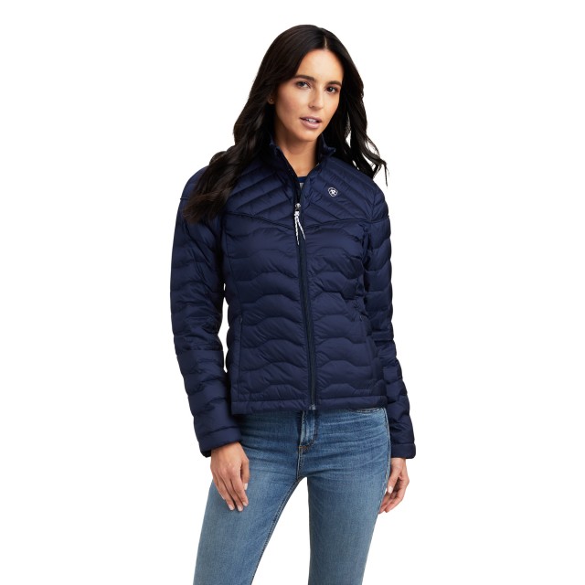 Ariat Womens Ideal Down Jacket (Navy Eclipse)