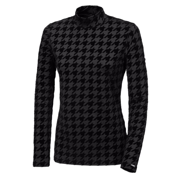 Pikeur Ladies Sena Functional Shirt (Black Houndstooth)