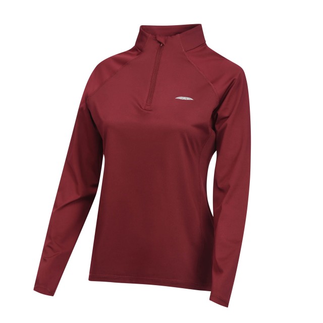 Weatherbeeta Prime Ladies Long Sleeve Top (Maroon)