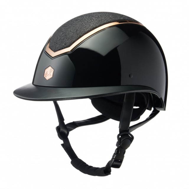 EQx Kylo Riding Helmet Wide Peak (Black Gloss)