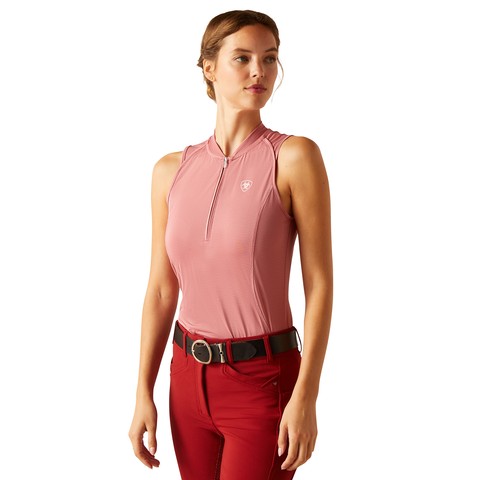 Ariat Womens Hailey Sleeveless Base Layer (Dusty Rose)