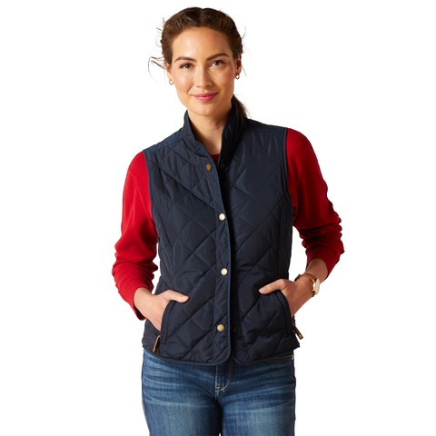 Ariat Womens Woodside Vest (Navy)