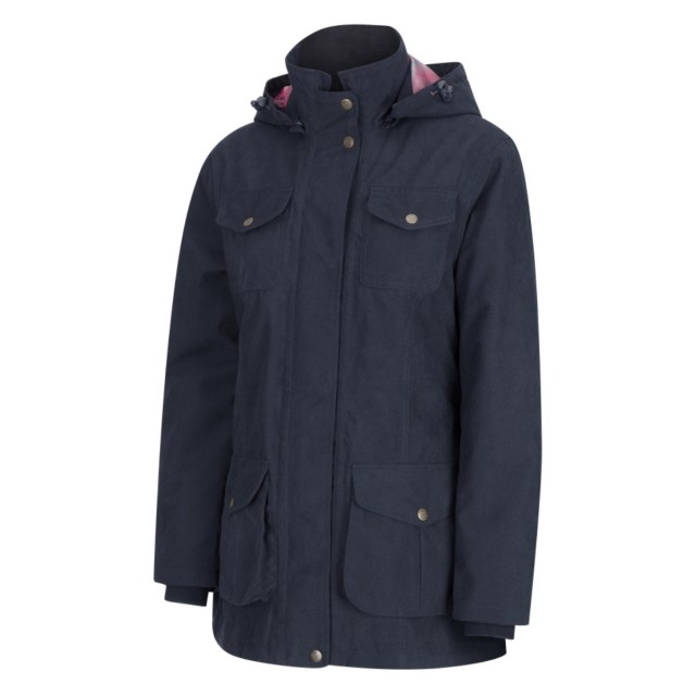 Hoggs of Fife Ladies Struther Field Coat (Navy)