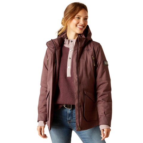 Ariat Women's Sterling Waterproof Insulated Parka (Raisin)