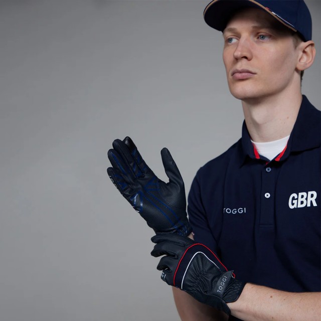 Toggi GBR Nation Riding Glove (Navy)
