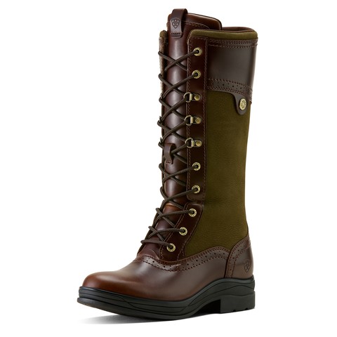 Ariat Women's Wythburn II Waterproof Boot (Tobacco Brown/Olive Night)