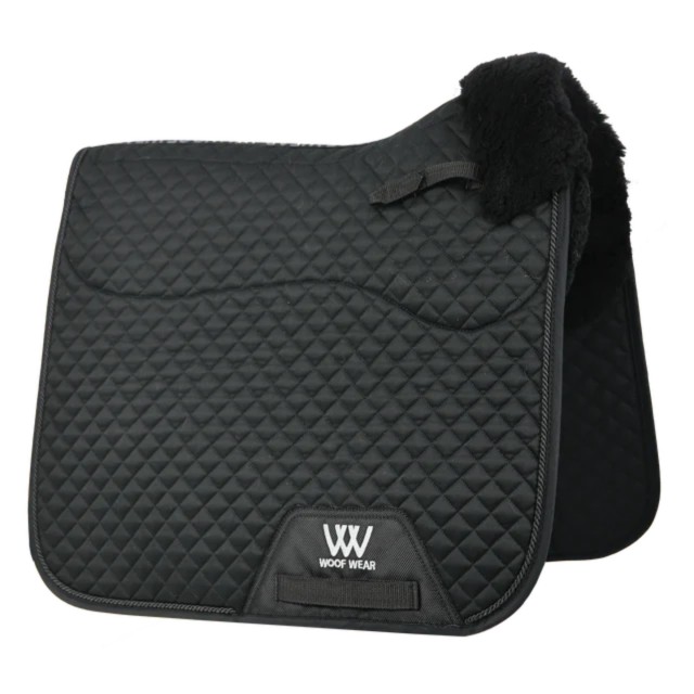 Woof Wear Dressage Sheepskin Pad (Black)