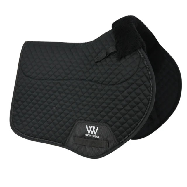 Woof Wear Close Contact Sheepskin Saddlepad (Black)