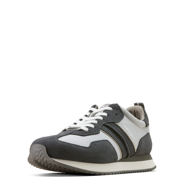 Ariat Men's Ranch Runner Trainer (Light Grey/Charcoal)