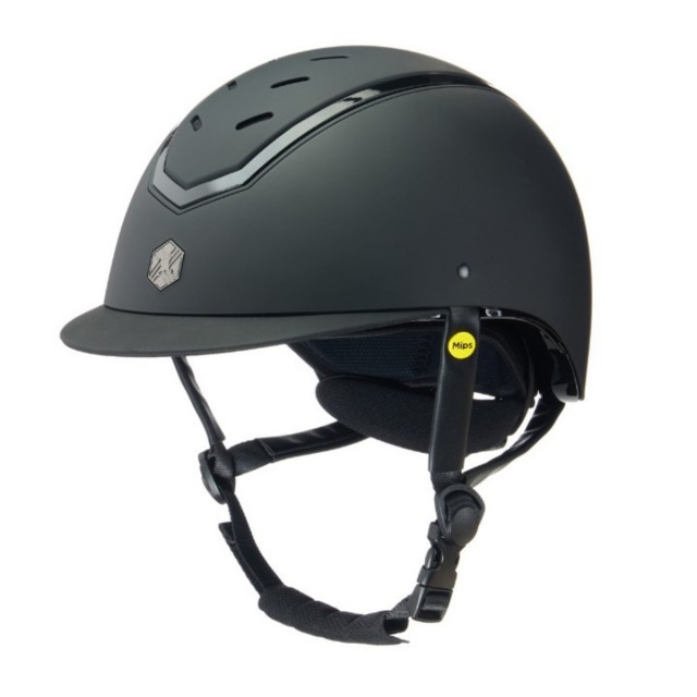 EQx Kylo Riding Helmet Standard Peak (Black Matte/Black Gloss) MIPS