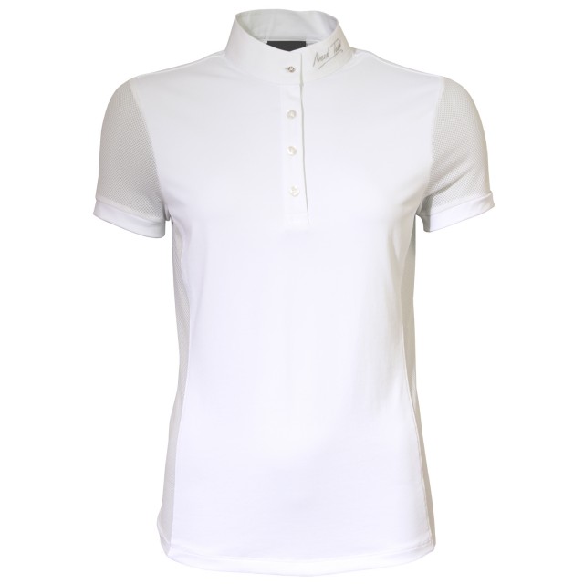 Mark Todd Women's Amber Competition Polo Shirt (White)