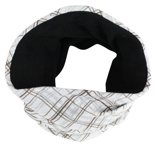 Woof Wear Fleece Snood (White Plaid)