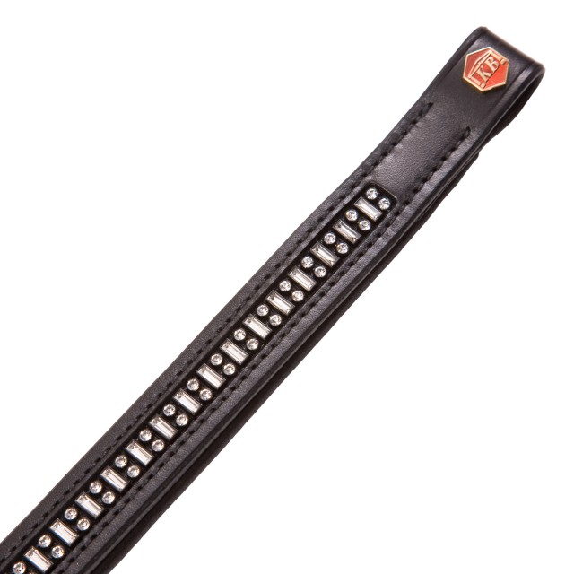 Albion KB Double Dot Dash Swarovski Crystal Browband