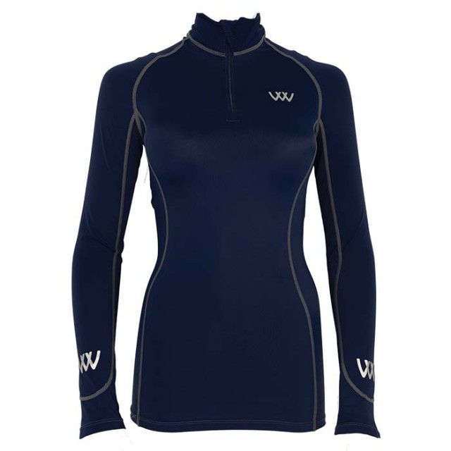 Woof Wear Ladies Performance Riding Shirt (Navy)