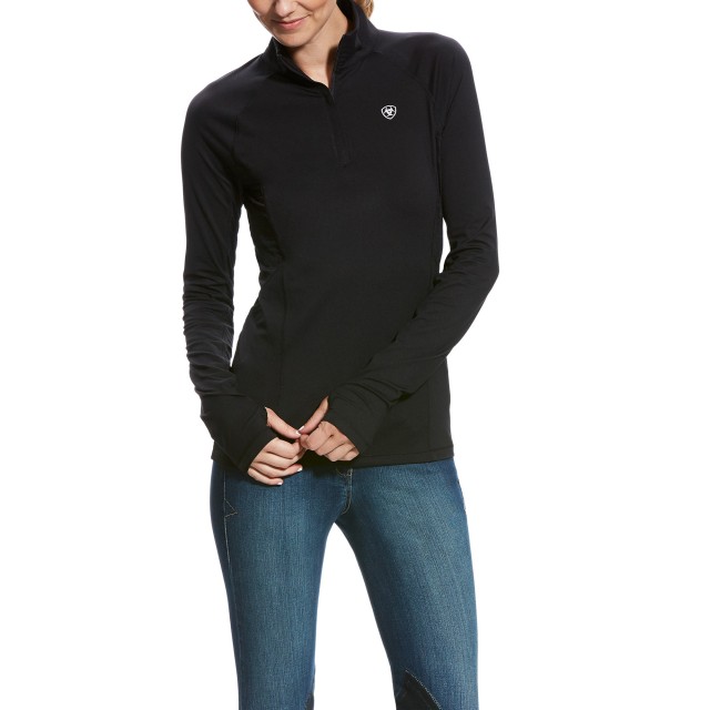 Ariat Women's Lowell 2.0 1/4 Zip (Black)